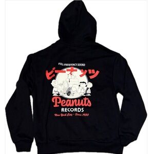 PEANUTS Limited Edition Black Hoodie Sweatshirt Mens Size  Small